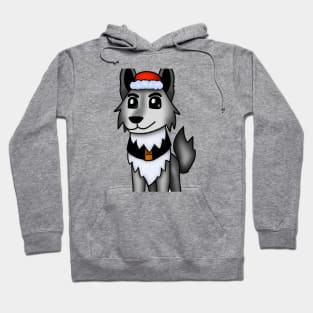 Cute Alpha Wolf Drawing Hoodie